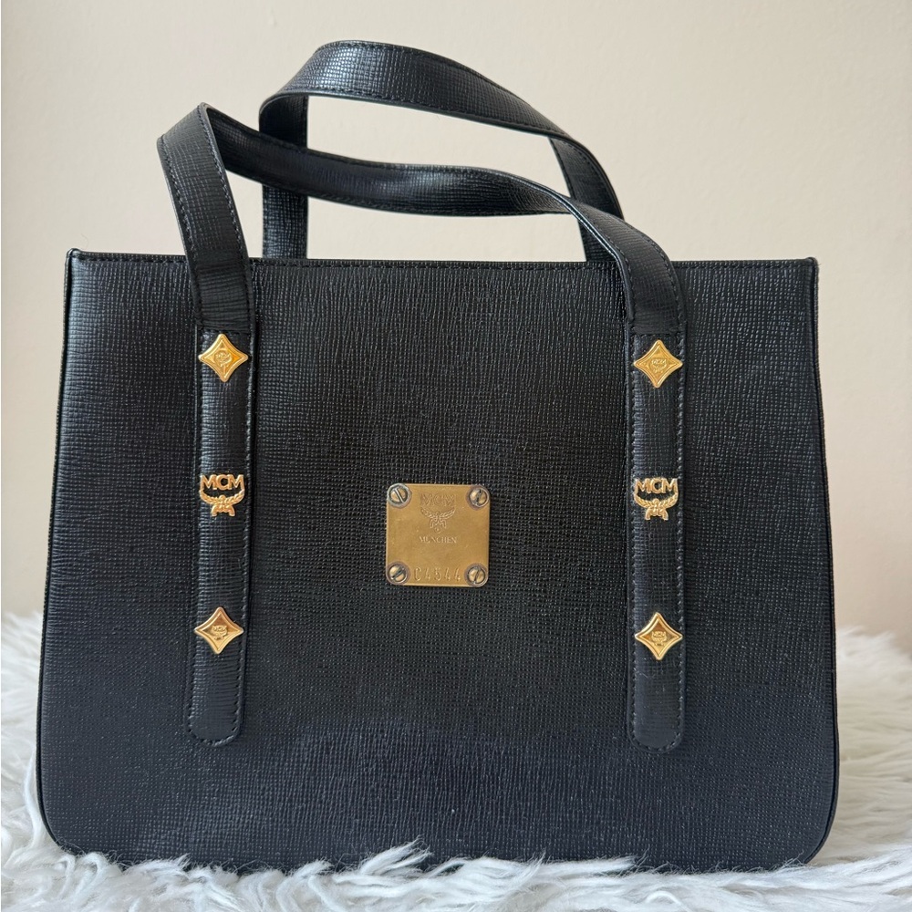 Memorial Day Sale! MCM Black Leather HandBag